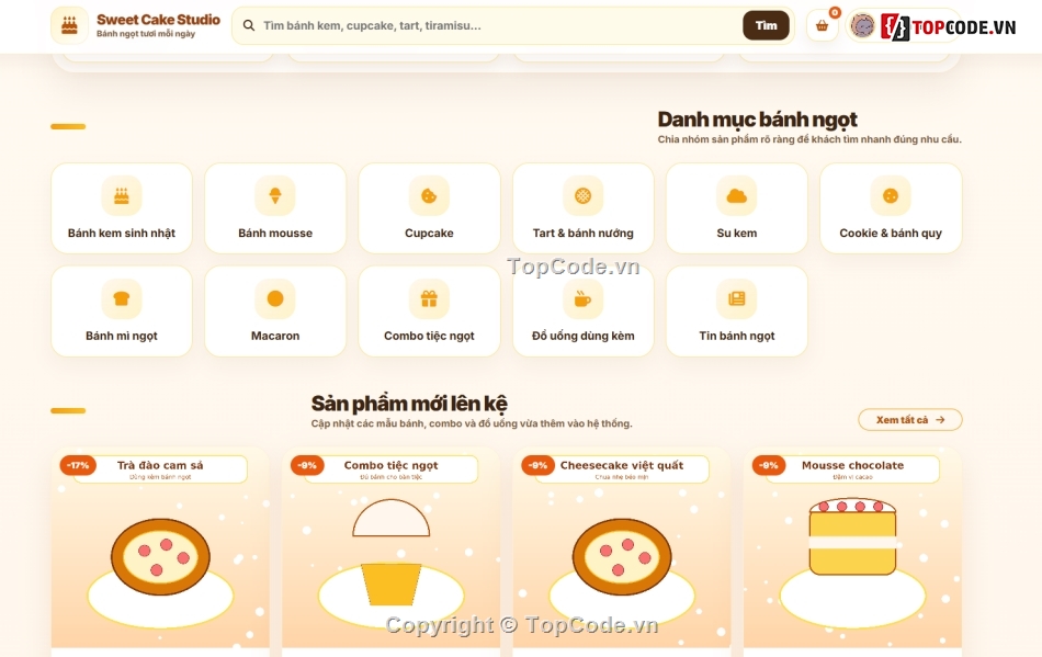 Sweet,bán bánh ngọt,bán bánh
